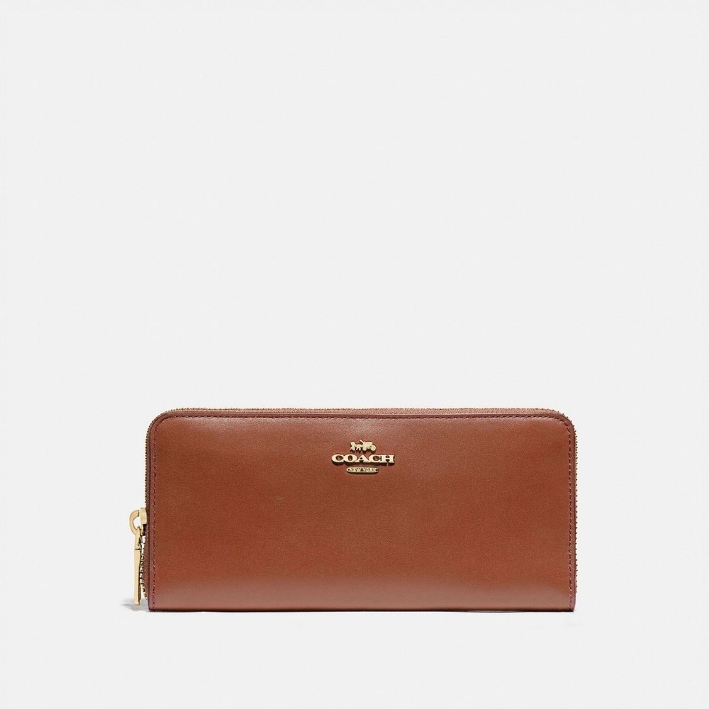 Coach Slim Accordion Zip Wallet